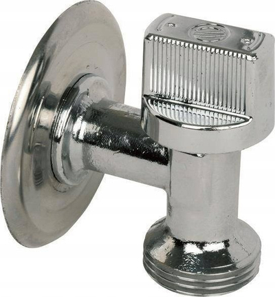Valvul këndore Arco Angle LAVADORA, 1/2" x 3/4", dorezë e re, krom