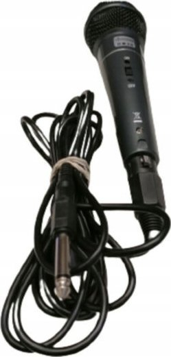 Mikrofon dinamik Vivanco DM 20, me kabllo 3.1 m, lidhje 3.5 mm, i zi