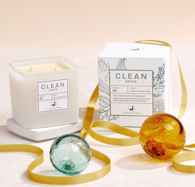Qiri aromatik Clean Space Rain, 227 g, aromë e freskët