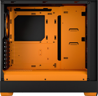 Kasë Pop Air RGB TG (FD-C-POR1A-05), e zezë/e portokalltë
