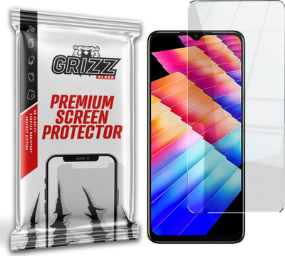 Xham mbrojtës GrizzGlass HybridGlass për Infinix Hot 30i, hibrid, transparant