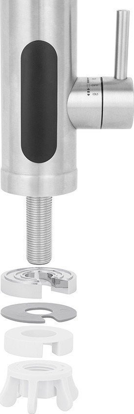 Ngrohës uji rrjedhës Noveen IWH560 INOX, 5.5kW, ekran LED, inoks