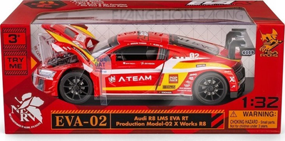 Maket makine Daff RMZ Hobby Audi R8 LMS EVA RT 02, shkalla 1:32, sportiv, shumëngjyrësh