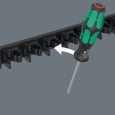 Set kaçavidash Wera Kraftform 051012 9650, 9 pjesë, mbajtëse magnetike, shumëngjyrëshe