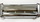 Aksesori për makinë paste Imperia Simplex Ipasta Reginette, 44 mm, çelik inox, argjendtë
