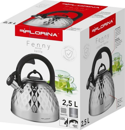 Ibrik Florina Fenny Mirror. 2.5 l, i argjendtë