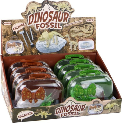 Set arkeologjik për kalamaj Dinosaur Explorer, me valixhe, mjete gërmimi, shumëngjyrësh