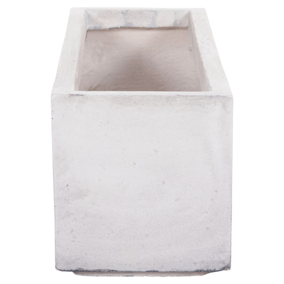 Set vazo drejtkëndëshe Gardener HM4723, 3 copë, FiberClay, gri cementi