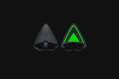 Aksesor veshë silikoni për kufje Razer Kitty Ears V2, dekorativ, RC21-02230100-R3M1, të zinj