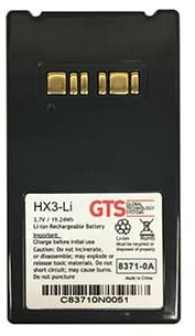 Bateri skaneri barkodi GTS HX3-LI, Li-Ion, e zezë