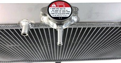 Radiator sportiv uji TurboWorks Mitsubishi Lancer Evolution 4 6, 700x374x45mm, dalje 35mm, argjendtë