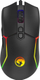 Mouse gaming Marvo M655, 12000 DPI, 7 butona, me drita RGB, me kabllo USB, i zi