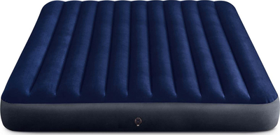 Shtrat ajri Intex Classic Dura Beam, dopjo, 203 x 183 x 25 cm, blu e errët