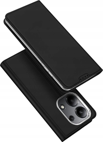 Këllëf telefoni DUX DUCIS Xiaomi Redmi Note 13 4G Skin Pro, me stand, me xhep karte, i zi