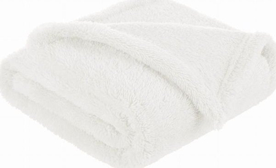 Batanije fleece për bebe Bocioland 1064, 80x100cm, poliester, ecru