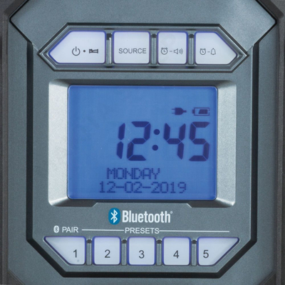 Radio kantieri Makita DMR300, me Bluetooth, IP64, blu