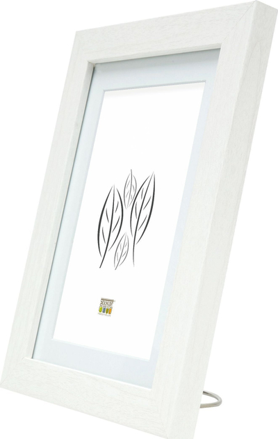 Kornizë fotografish Deknudt S66KF1 P1, MDF dhe dru, 30 x 45 cm, e bardhë