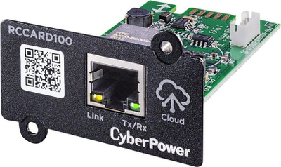 Kartë rrjeti CyberPower CloudCard RCCARD100, për me menaxhu UPS-in, rrjet Gigabit