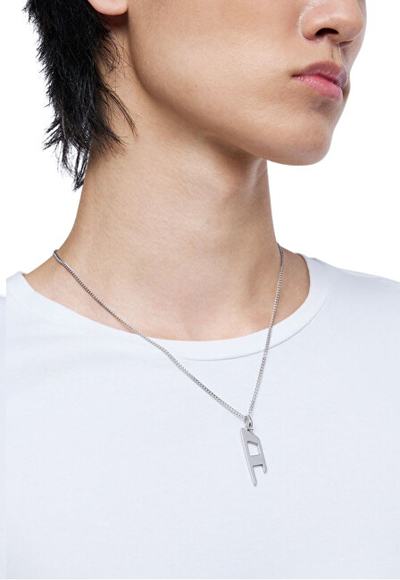 Varëse unisex Diesel D Logo DX1625040, e argjendtë