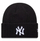 Капа New Era Wide Cuff Beanie New York Yankees, за мажи, црна