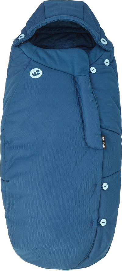 Thes fjetjeje për karrocë Maxi Cosi General Footmuff, universal, i përshtatshëm deri 15 kg, blu