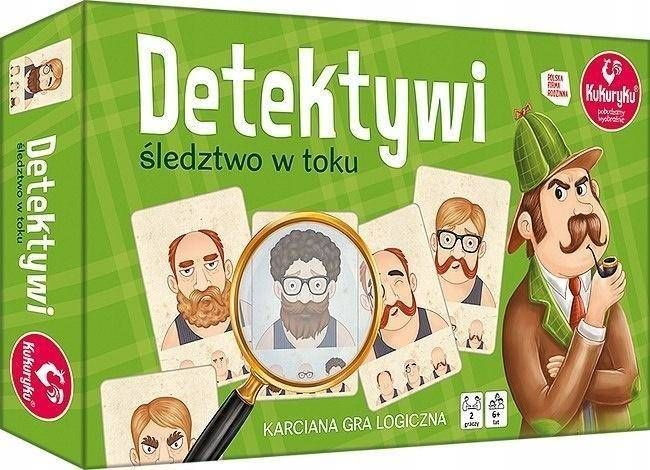 Lojë tavoline Kukuryku Detectives Investigation in Progress, për detektivë, edukative