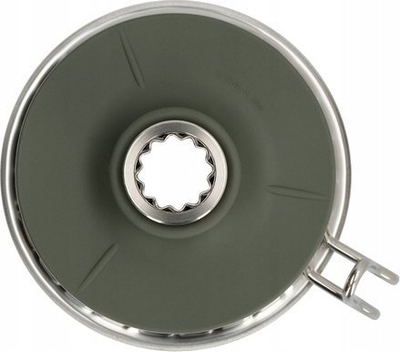 Dripper kafeje Hario V60 Outdoor Metal 02, madhësia 02, metal, ngjyrë argjendi