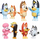 Сет фигурки Блуи 8 Figure Multipack, 8 фигурки, шарени