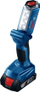 Dritë pune Bosch GLI19V-300, LED 300 lm, 14.4-18V, pa bateri