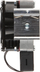 Ngrohës me ventilator Delta HVL-031, 100W, për shinë DIN TS-35, i zi