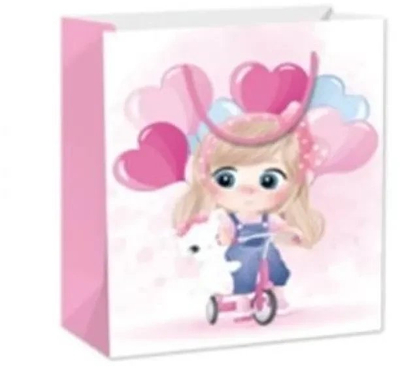 Qese dhuratash Gift Bag S, 18x24x8.5 cm, shumëngjyrëshe