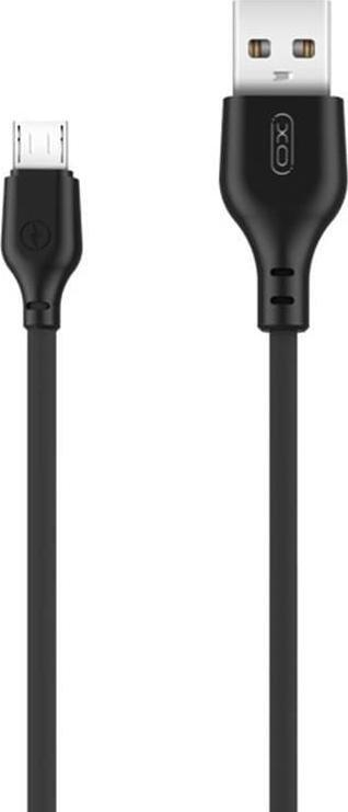 Кабел за полнење XO NB103 USB во micro USB, 2m, 2.1A, црн
