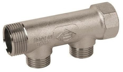 Санитарен дел Carlo Poletti C30200Q35, разгранување 3/4\"x1/2\", бронза