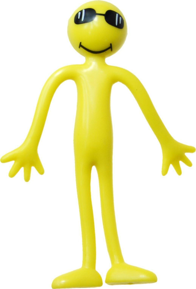 Lodër antistres që përkulet Little Man 3367, 12.5 cm, shumëngjyrëshe