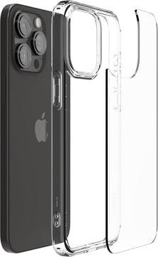 Mbulesë telefoni Spigen Crystal Hybrid, për iPhone 15 Pro Max, transparente