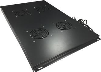 Panel ventilimi çatie Alantec SA-FR-4-600-1000-C, për kabinete 600x1000 mm, 4 ftohës, gri