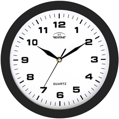 Orë muri Bentime H01-SW8047B, e zezë