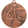 Medalje volejbolli Tryumf MMC7650, çelik, 50mm, ngjyrë bronzi