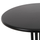 Tavolinë e rrumbullakët Black Φ60×70 Hcm (HM5973.03), zezë