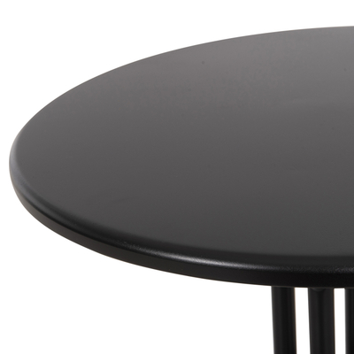 Tavolinë e rrumbullakët Black Φ60×70 Hcm (HM5973.03), zezë