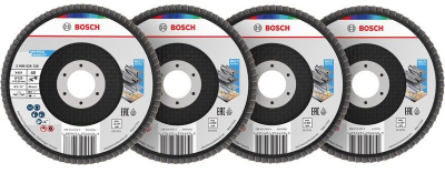 Set disqe bluarëse Bosch Accessories 2608626162 X451, granulim 40–120, për metal dhe dru
