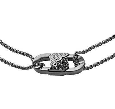 Byzylyk për meshkuj Emporio Armani EGS3173001, i zi