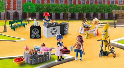 Kalendar Adventi Playmobil Miraculous Picnic in Paris, 24 surpriza, lodër ndërtuese, shumëngjyrësh