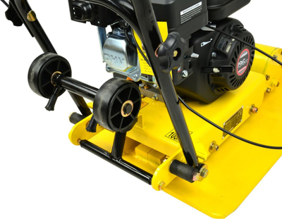 Kompaktor pllake Geko CNP140C, 20 kN, motor 6.5 HP, i verdhë