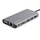 Përshtatës shumëportësh Startech, USB-C, HDMI/VGA, 100W, gri
