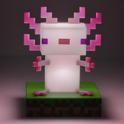 Dritë dekorative Minecraft Axolotl IconLightV2 62, LED, shumëngjyrëshe