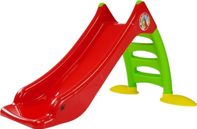 Rrëshqitore kopshti për kalamaj, 110 cm, plastike, e kuqe