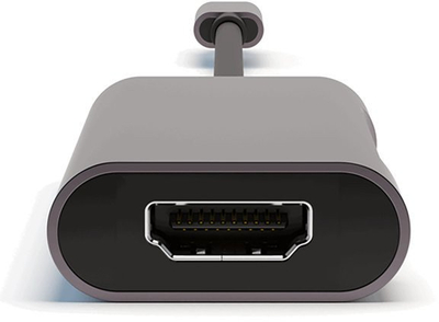 Adapter USB C 4smarts 3in1 Compact Hub DeX, HDMI, USB 3.0, gri metalik