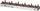 Shinë lidhse Siemens 5ST3676-0, 1P+N, 63A, 10mm², e izolume