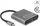 Lexues kartash DeLOCK 91000, USB 3.2 Gen 2 Type‑C, gri
